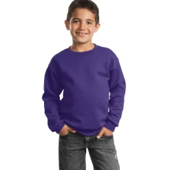 Port & Company® Youth Core Fleece Crewneck Sweatshirt