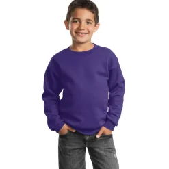 Port & Company® Youth Core Fleece Crewneck Sweatshirt