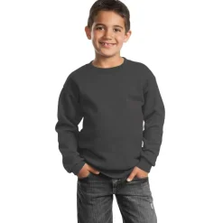 Port & Company® Youth Core Fleece Crewneck Sweatshirt