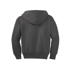Port & Company® Youth Core Fleece Full-Zip Hooded Sweatshirt