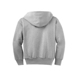 Port & Company® Youth Core Fleece Full-Zip Hooded Sweatshirt