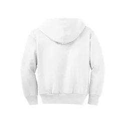Port & Company® Youth Core Fleece Full-Zip Hooded Sweatshirt