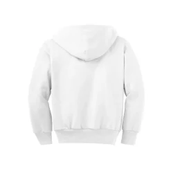Port & Company® Youth Core Fleece Full-Zip Hooded Sweatshirt