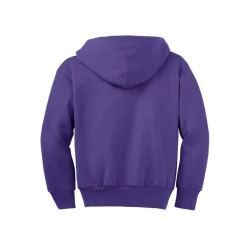 Port & Company® Youth Core Fleece Full-Zip Hooded Sweatshirt