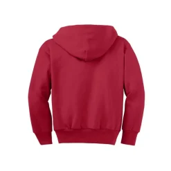Port & Company® Youth Core Fleece Full-Zip Hooded Sweatshirt