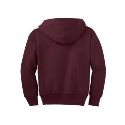 Port & Company® Youth Core Fleece Full-Zip Hooded Sweatshirt