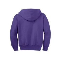 Port & Company® Youth Core Fleece Full-Zip Hooded Sweatshirt