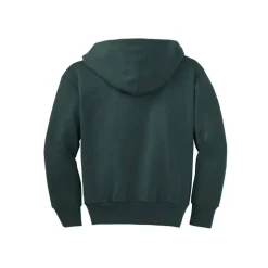 Port & Company® Youth Core Fleece Full-Zip Hooded Sweatshirt