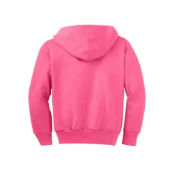 Port & Company® Youth Core Fleece Full-Zip Hooded Sweatshirt