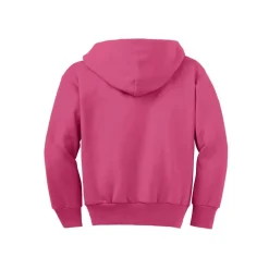 Port & Company® Youth Core Fleece Full-Zip Hooded Sweatshirt