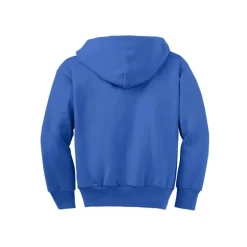 Port & Company® Youth Core Fleece Full-Zip Hooded Sweatshirt