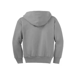 Port & Company® Youth Core Fleece Full-Zip Hooded Sweatshirt