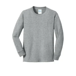 Port & Company® Youth Long Sleeve Core Cotton T-Shirt