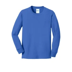 Port & Company® Youth Long Sleeve Core Cotton T-Shirt
