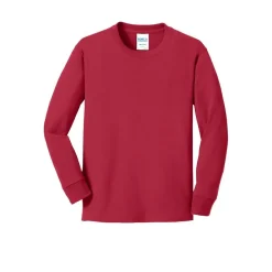 Port & Company® Youth Long Sleeve Core Cotton T-Shirt