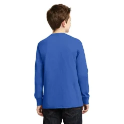 Port & Company® Youth Long Sleeve Core Cotton T-Shirt