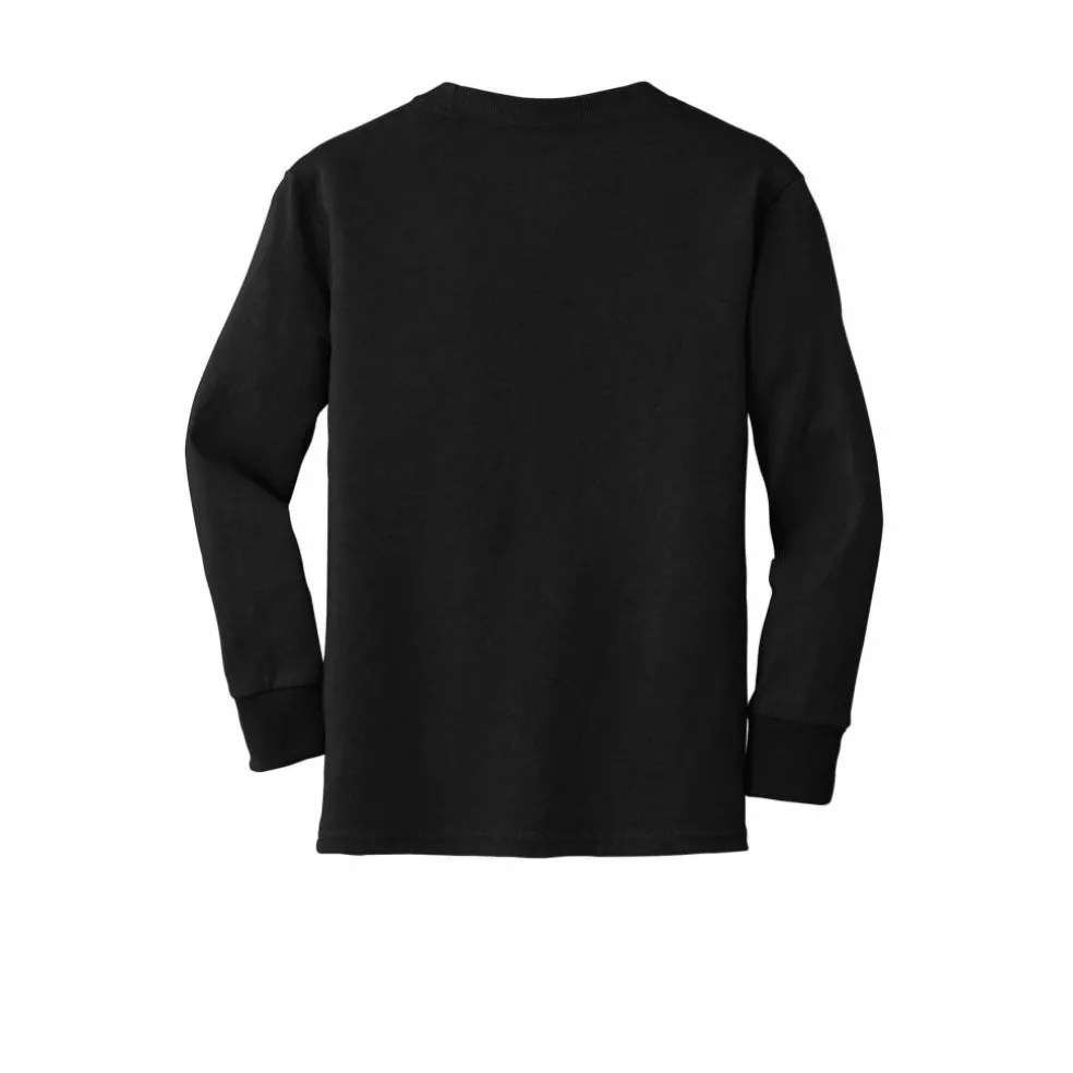 Port & Company® Youth Long Sleeve Core Cotton T-Shirt