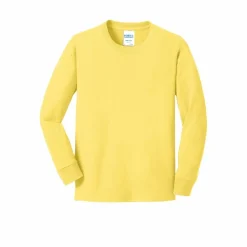 Port & Company® Youth Long Sleeve Core Cotton T-Shirt