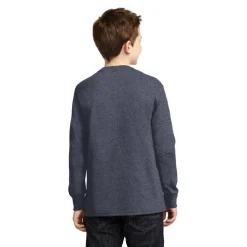 Port & Company® Youth Long Sleeve Core Cotton T-Shirt