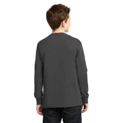 Port & Company® Youth Long Sleeve Core Cotton T-Shirt
