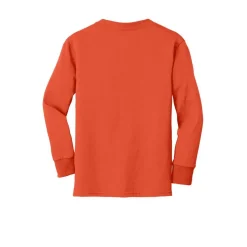 Port & Company® Youth Long Sleeve Core Cotton T-Shirt