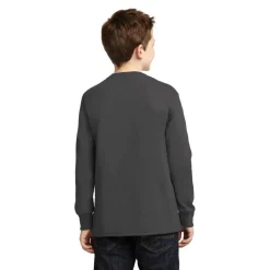 Port & Company® Youth Long Sleeve Core Cotton T-Shirt