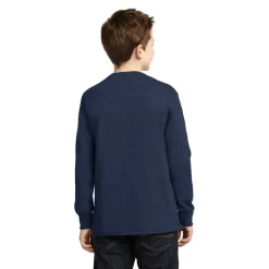 Port & Company® Youth Long Sleeve Core Cotton T-Shirt
