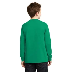 Port & Company® Youth Long Sleeve Core Cotton T-Shirt