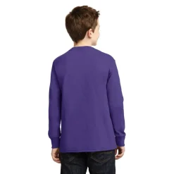 Port & Company® Youth Long Sleeve Core Cotton T-Shirt