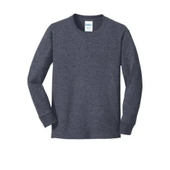 Port & Company® Youth Long Sleeve Core Cotton T-Shirt