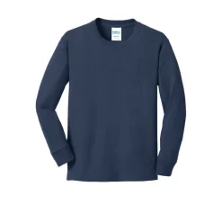 Port & Company® Youth Long Sleeve Core Cotton T-Shirt