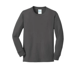 Port & Company® Youth Long Sleeve Core Cotton T-Shirt