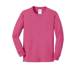 Port & Company® Youth Long Sleeve Core Cotton T-Shirt