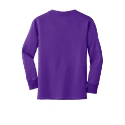 Port & Company® Youth Long Sleeve Core Cotton T-Shirt
