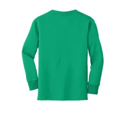 Port & Company® Youth Long Sleeve Core Cotton T-Shirt