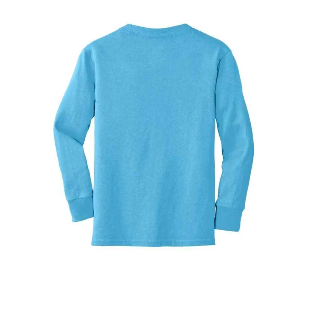 Port & Company® Youth Long Sleeve Core Cotton T-Shirt