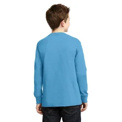 Port & Company® Youth Long Sleeve Core Cotton T-Shirt