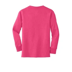Port & Company® Youth Long Sleeve Core Cotton T-Shirt