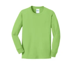 Port & Company® Youth Long Sleeve Core Cotton T-Shirt