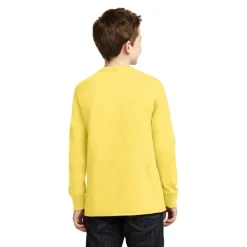 Port & Company® Youth Long Sleeve Core Cotton T-Shirt