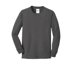 Port & Company® Youth Long Sleeve Core Cotton T-Shirt