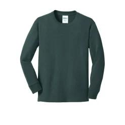 Port & Company® Youth Long Sleeve Core Cotton T-Shirt