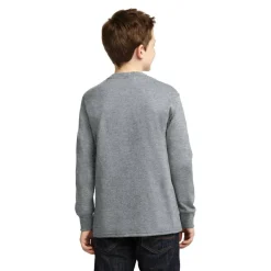 Port & Company® Youth Long Sleeve Core Cotton T-Shirt