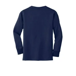 Port & Company® Youth Long Sleeve Core Cotton T-Shirt