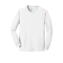 Port & Company® Youth Long Sleeve Core Cotton T-Shirt