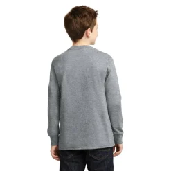 Port & Company® Youth Long Sleeve Core Cotton T-Shirt