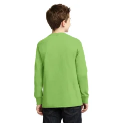 Port & Company® Youth Long Sleeve Core Cotton T-Shirt