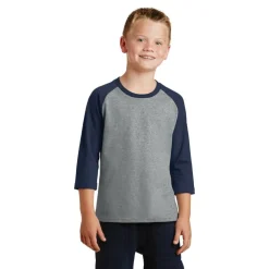 Port & Company Youth Raglan Tee
