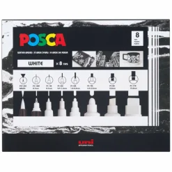 POSCA All White Paint Marker Set