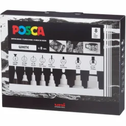 POSCA All White Paint Marker Set